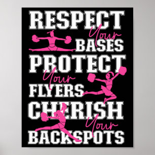 Affiche Acclamations Cheerleading Respectez Votre Ses Prot