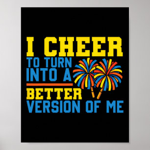 Affiche Acclamer Cheerleading I Acclamer Pour Devenir Un M