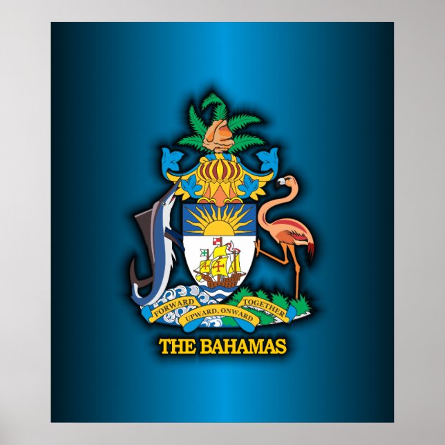 Affiche Accord du Commonwealth des Bahamas (Devant)