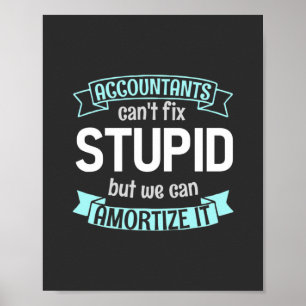 Affiche Accountants Can Amortize It
