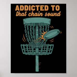 Affiche Accro à ce son de chaîne Disc Golf Sket Volant