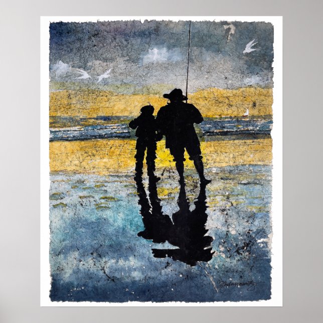 Affiche Accroché à un moment © Fine Art  (Devant)