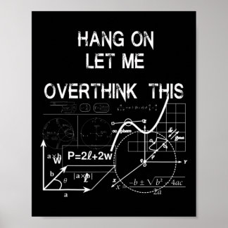 Affiche accroche-toi, laisse-moi réfléchir à ce retour à l