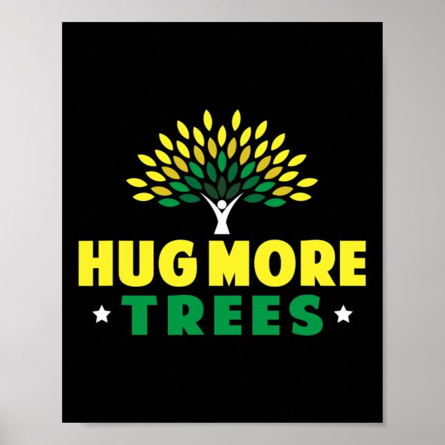 Affiche Accrocher plus d'arbres - Jour des terres (Devant)