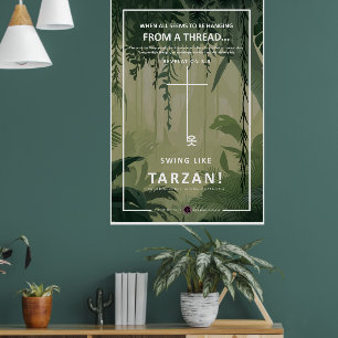 Affiche Accrocher sur un fil