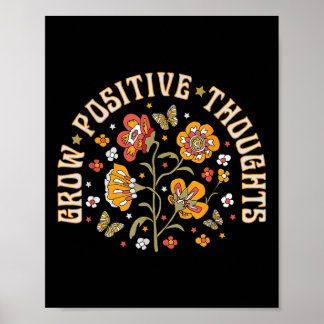 Affiche Accroître des pensées positives Groupe de sensibil