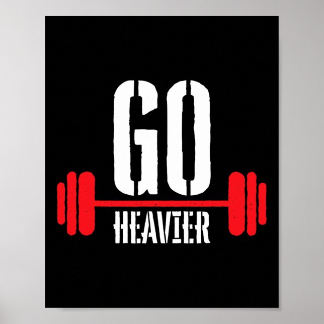 Affiche Accroître la force Motivation d'entraînement (Devant)