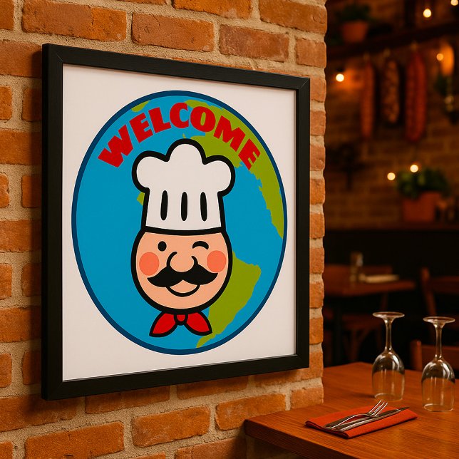 Affiche Accueil Chefs (Créateur téléchargé)