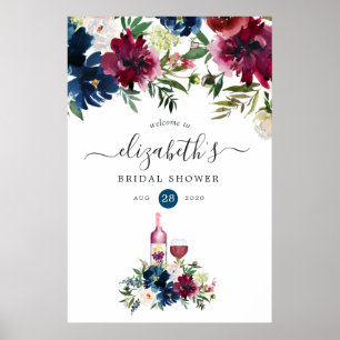 Affiche Accueil de la fête prénuptiale de dégustation de v