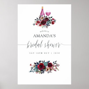 Affiche Accueil de la fête prénuptiale de dégustation de v