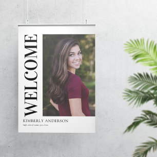 Affiche Accueil de la Graduation Photo Moderne