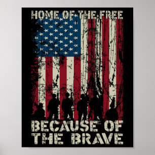 Affiche Accueil De La Libération À Cause De La Brave Trous