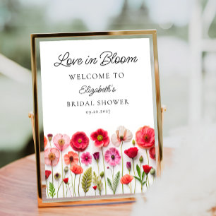 Affiche Accueil de Love In Bloom Fleur sauvage Fête des ma