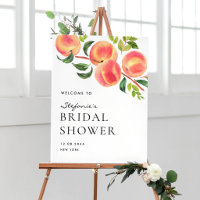 Accueil de mariage estival à l'aquarelle pêche Fêt