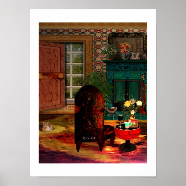 Affiche Accueil Douce Maison conception créative de LeeMar (Devant)