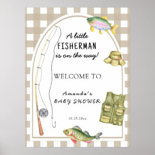 Affiche Accueil du Baby shower des pêcheurs