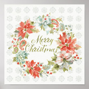 Affiche Accueil pour les fêtes Joyeux Noël