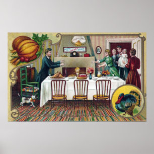 Affiche Accueil pour Thanksgiving