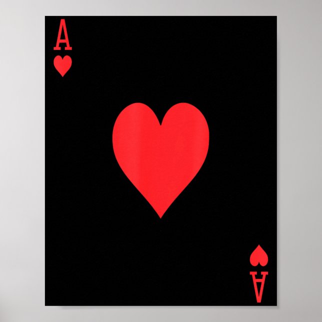 Affiche Ace Of Hearts _ Royal Flush Group Costume Playing  (Devant)