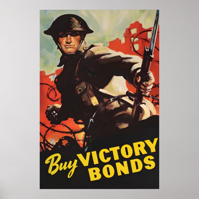 Affiche Acheter des obligations de la victoire Art (Devant)