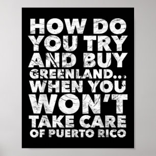 Affiche Acheter Groenland Ne S'Occupera Pas De Porto Rico