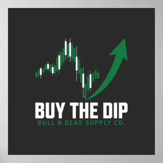 Affiche Acheter la Baisse — Édition Crypto & Trader Boursi