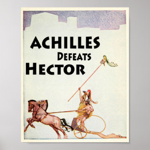 Affiche Achille tue Hector dans l'illusion