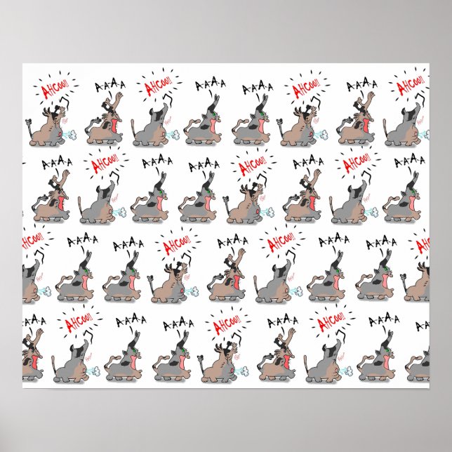 Affiche ACHOO ! ! Chat +1 (Devant)