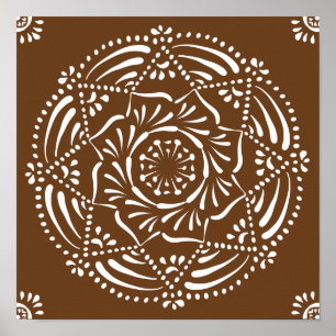 Affiche Acorn Mandala
