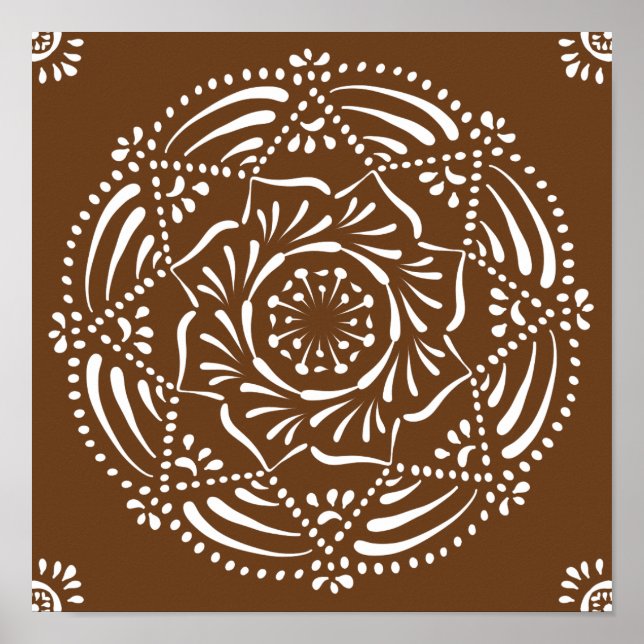 Affiche Acorn Mandala (Devant)
