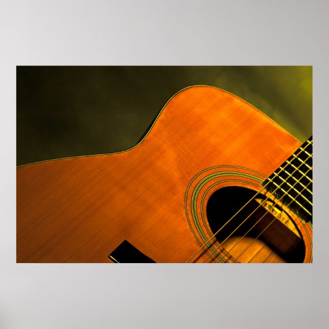 Affiche Acoustic guitar  (Devant)