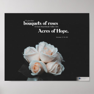 Affiche Acres de l'espoir (Hosea 2:14-15)