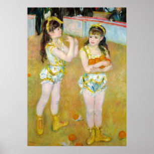 Affiche acrobates au Cirque Fernando de Renoir