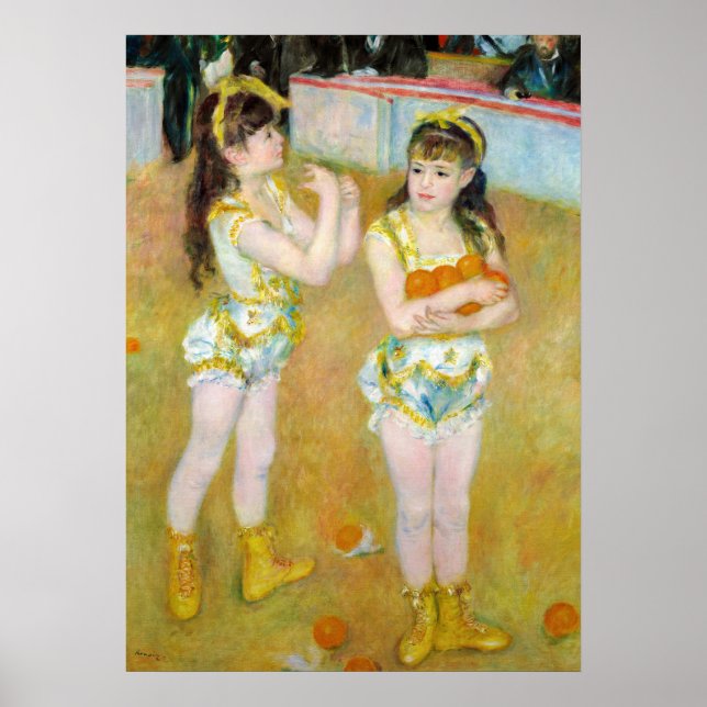 Affiche acrobates au Cirque Fernando de Renoir (Devant)