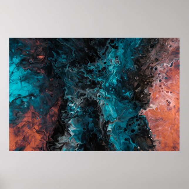 Affiche Acrylique peinte (Devant)
