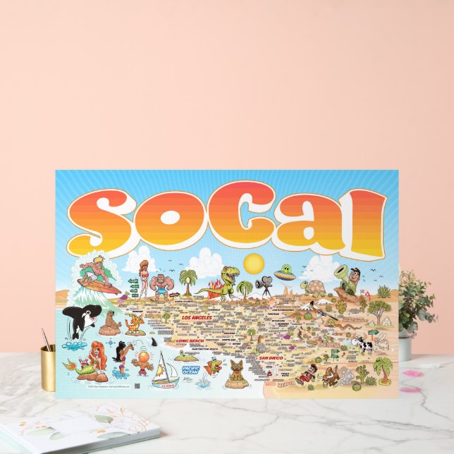 Affiche Acrylique SoCal (Mariage)