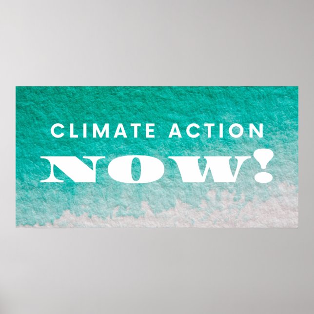 Affiche Action Climatique Maintenant (Devant)