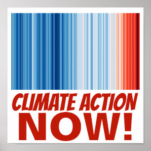 Affiche Action climatique MAINTENANT ! Environnement récha