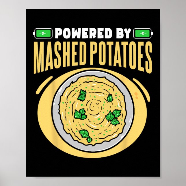 Affiche Action de grâce de la purée de pommes de terre ali (Devant)