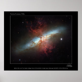 Affiche ActiveGalaxyM82-2006-14a