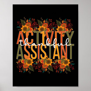 Affiche Activité De Remerciement Istant Thanksgiving