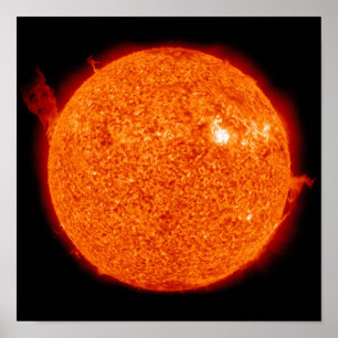 Affiche Activité solaire sur le Soleil
