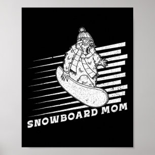 Affiche Activités de snowboard Extérieur Ski de montagne R