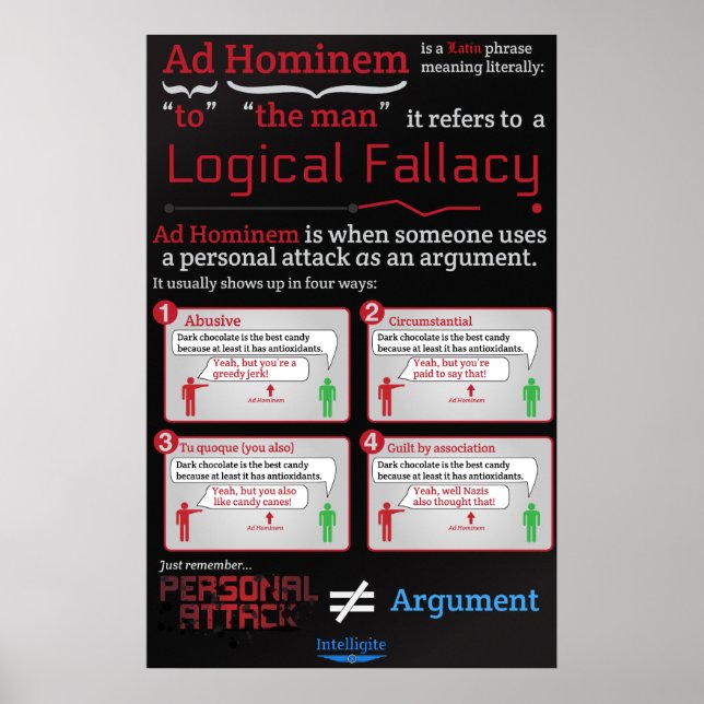 Affiche Ad Hominem (Devant)