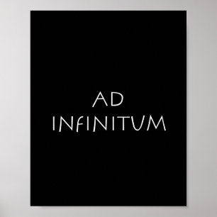 Affiche Ad infinitum