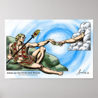 Affiche Adam en tant que premier ancien membre