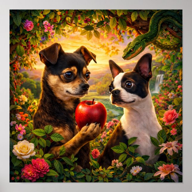 Affiche "Adam & Eve" (Devant)