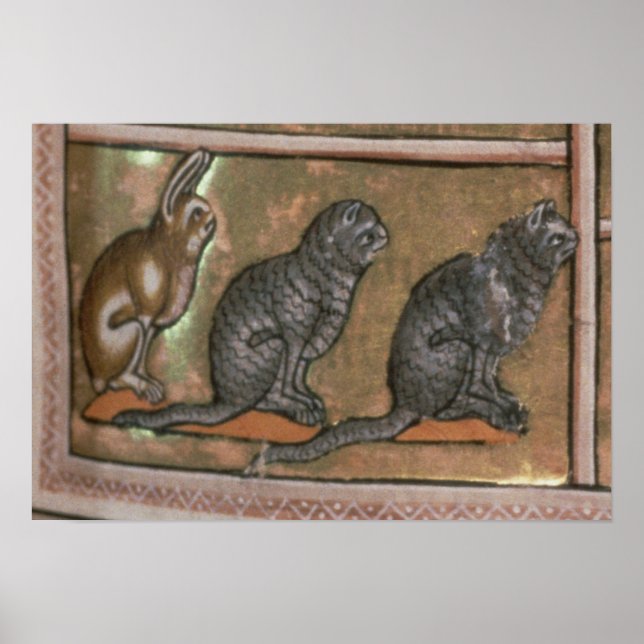 Affiche Adam nommant les animaux, des Midlands du Nord (Devant)