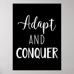 Affiche Adaptation et conquête - Gymnase, Hustle, Succès