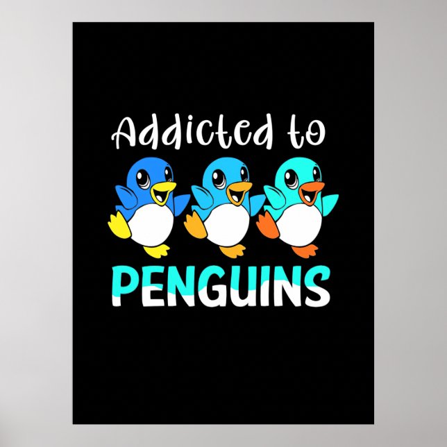 Affiche Addicité Aux Pingouins (Devant)